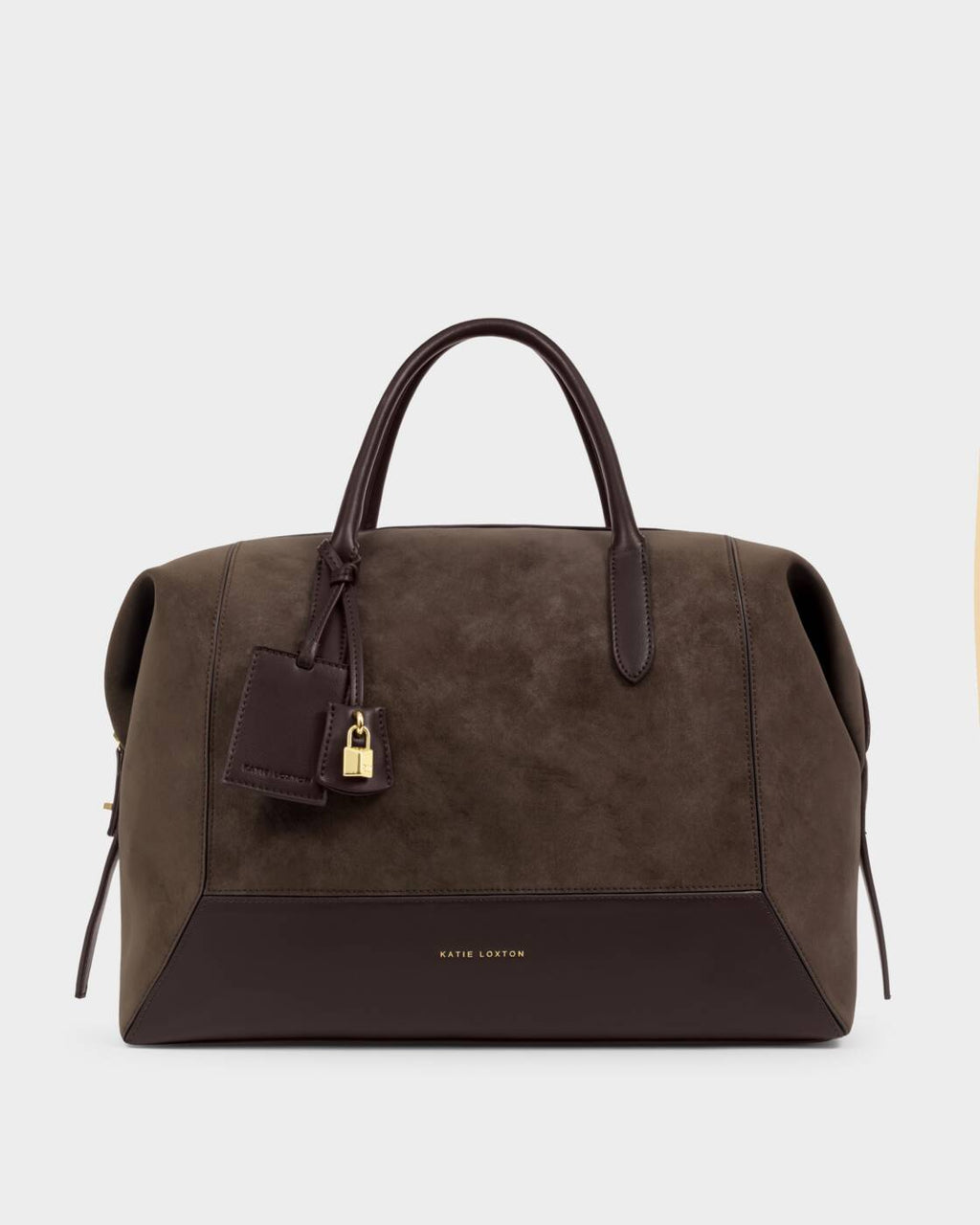 Katie Loxton Charlbury Cabin Bag Bitter Chocolate Suedette Bitter Chocolate