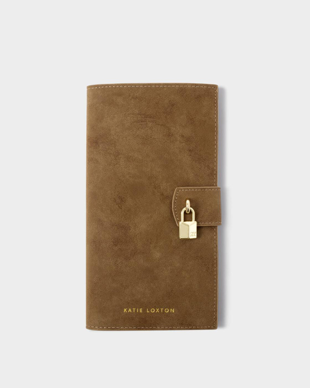 Katie Loxton Charlbury Travel Wallet Caramel Suedette
