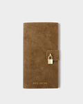 Katie Loxton Charlbury Travel Wallet Caramel Suedette