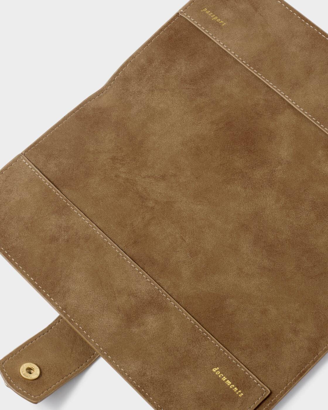 Katie Loxton Charlbury Travel Wallet Caramel Suedette