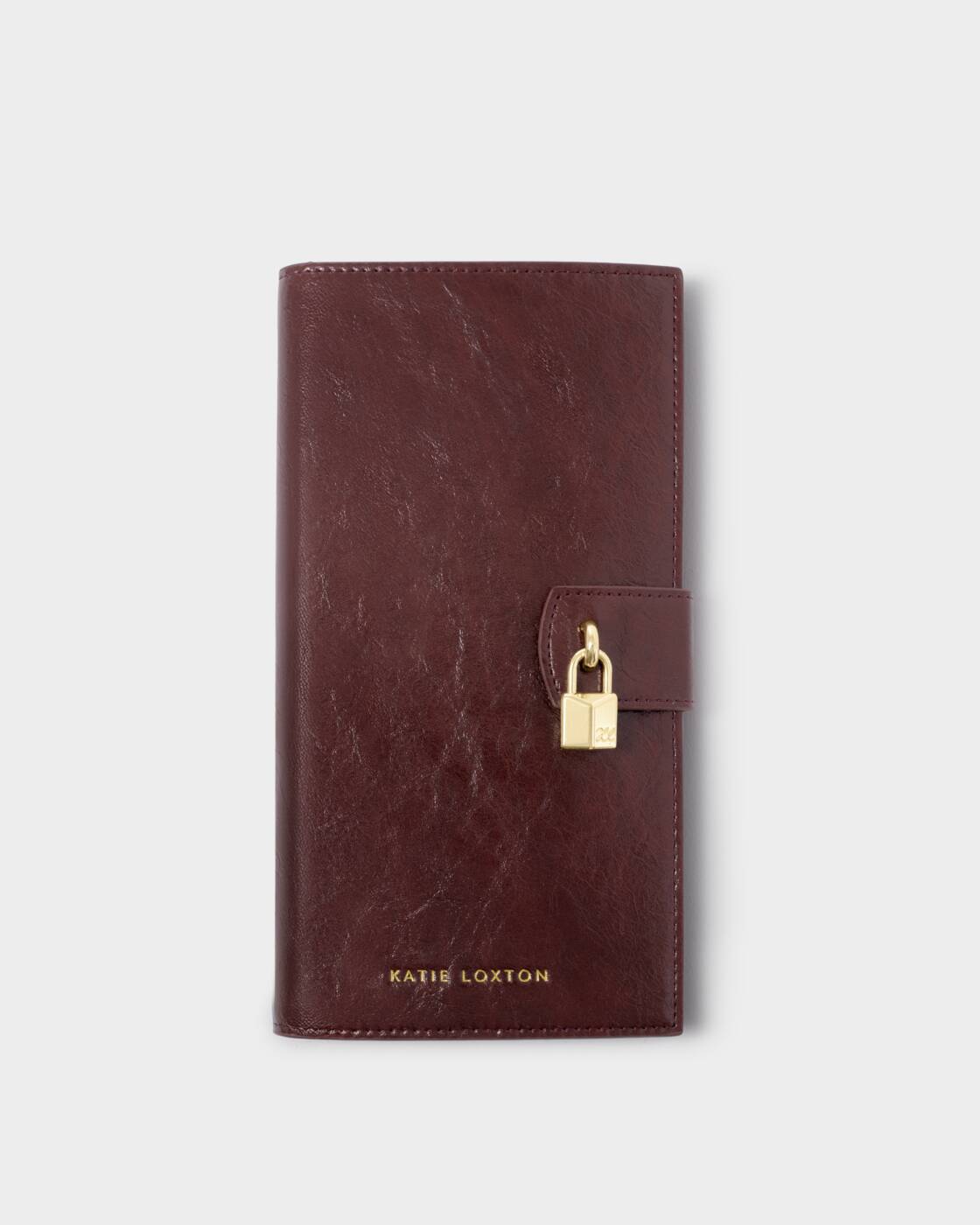 Katie Loxton Charlbury Travel Wallet Cherry Patent Crackle
