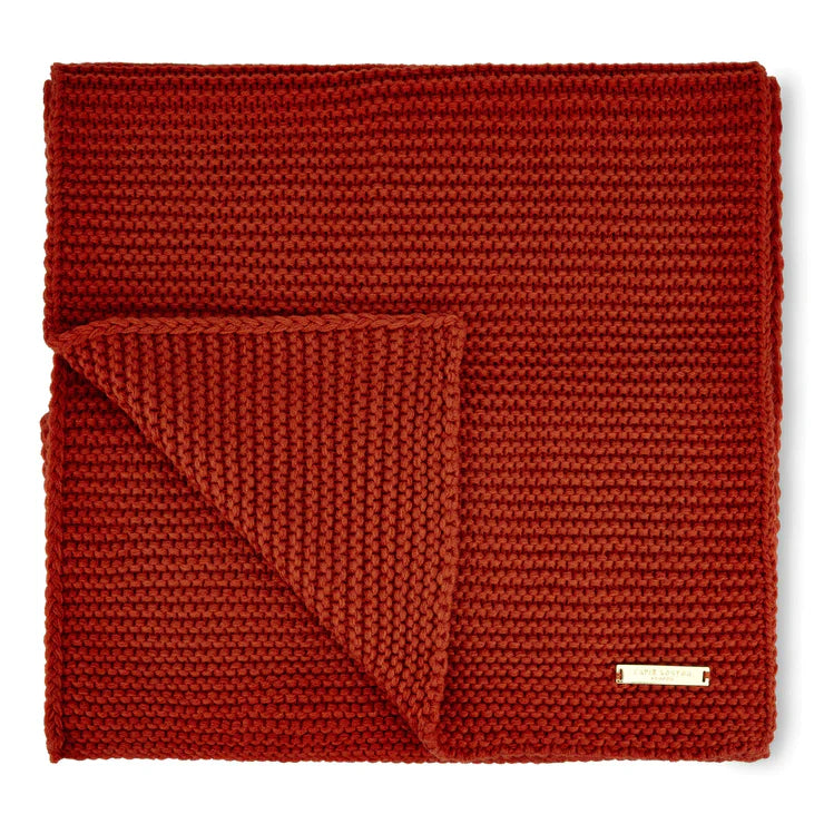 Katie Loxton Chunky Knit Scarf Red