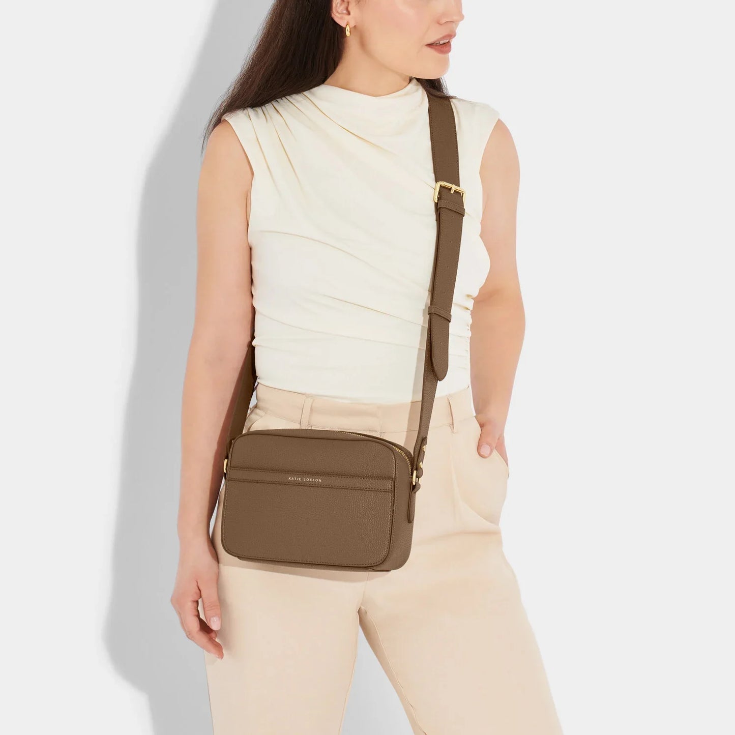 Katie Loxton Cleo Crossbody Bag Mink