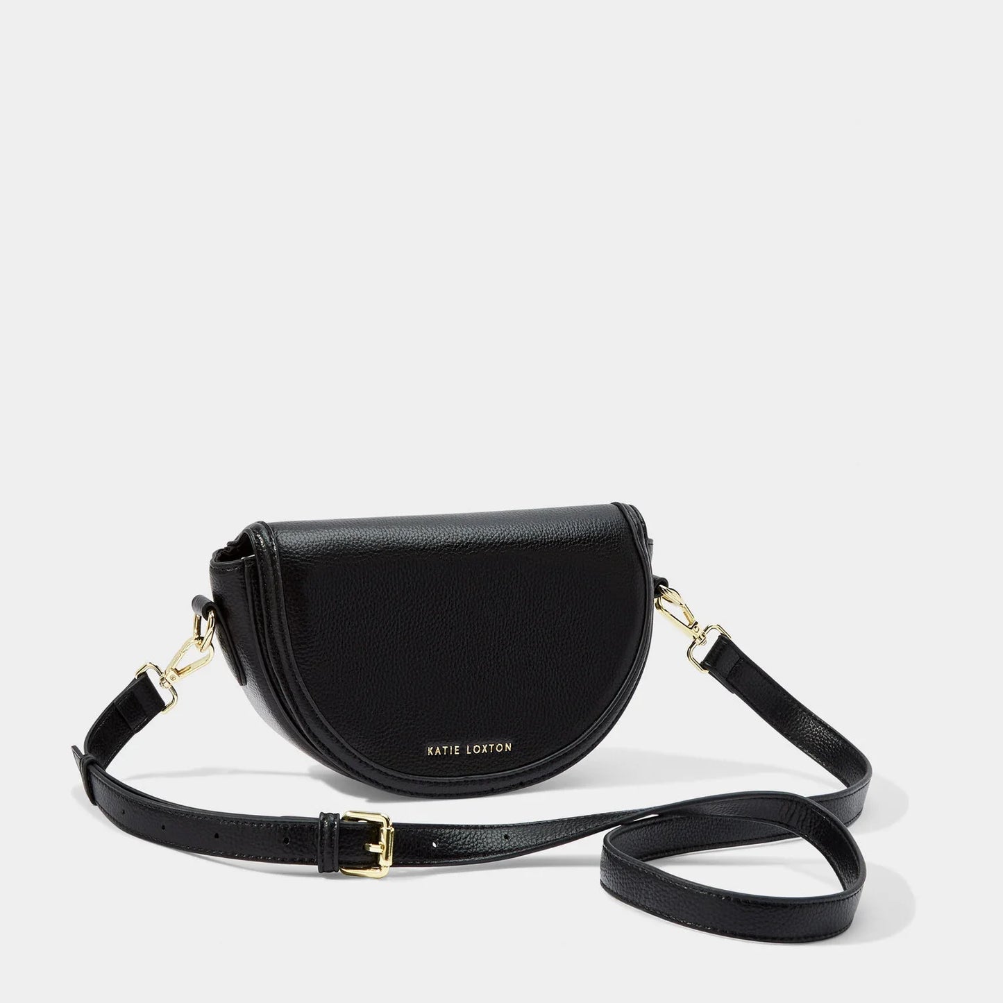 Katie Loxton Cleo Mini Saddle Bag Black