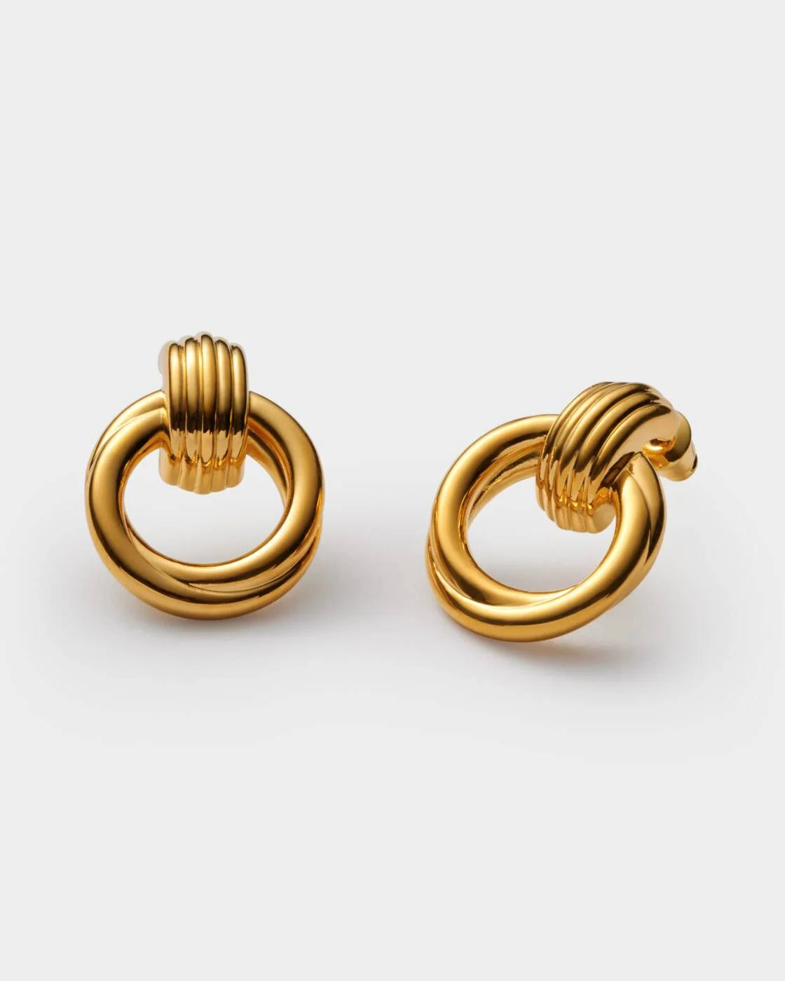 Katie Loxton Demi Oversized Stud Earrings Gold Coated