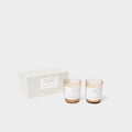 Katie Loxton Duo Votive Candles Mr And Mrs Fresh Linen And White Lily