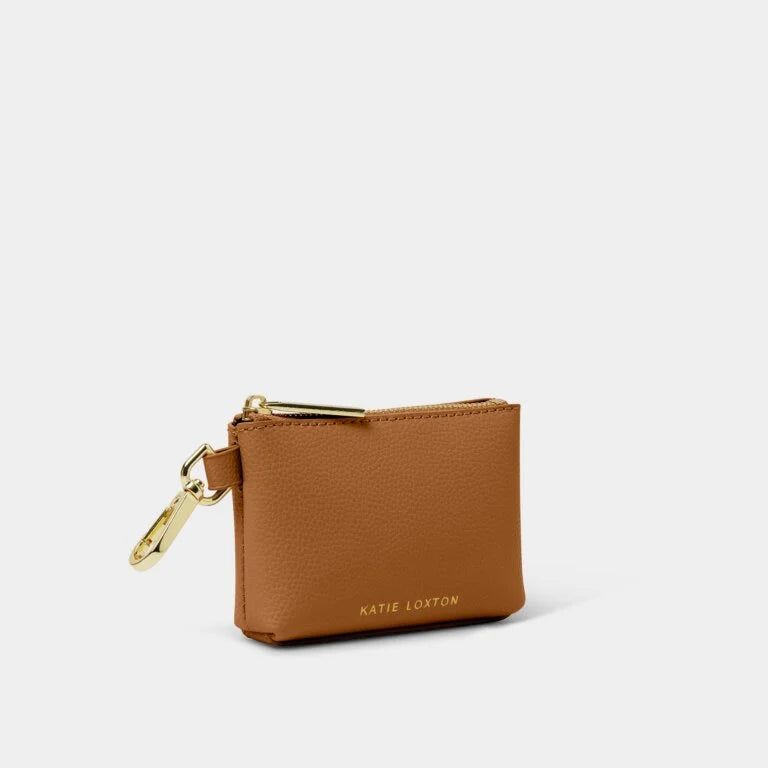 Katie Loxton Evie Clip on Coin Purse Tan