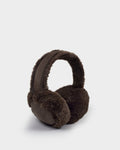 Katie Loxton Faux Suede Earmuffs Chocolate