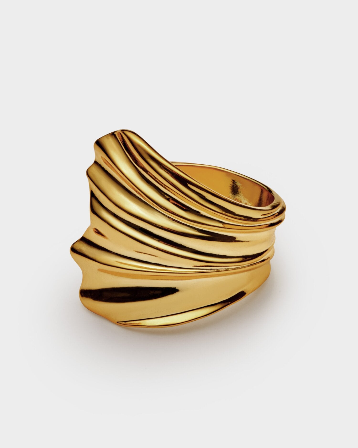 Katie Loxton Floramour Ring Gold Coated Large