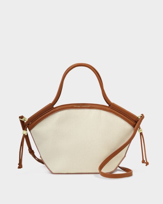 Katie Loxton Florence Mini Tote Bag Canvas/Cognac
