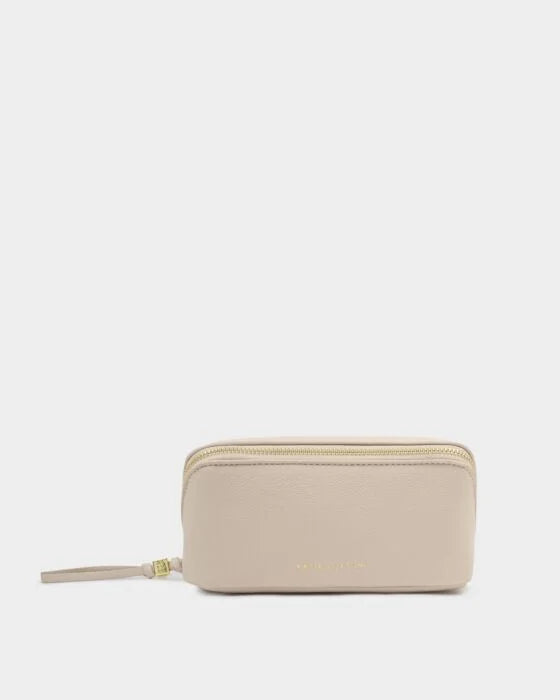 Katie Loxton Fold-Out Mirror Make Up Bag Oyster