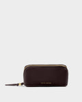 Katie Loxton Fold-Out Mirror Make Up Bag Bitter Chocolate