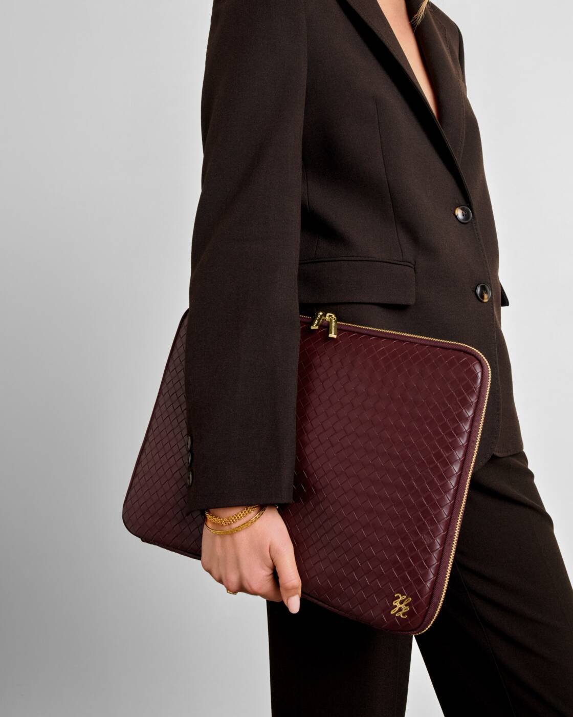 Katie Loxton Folio Laptop Case Cherry Woven