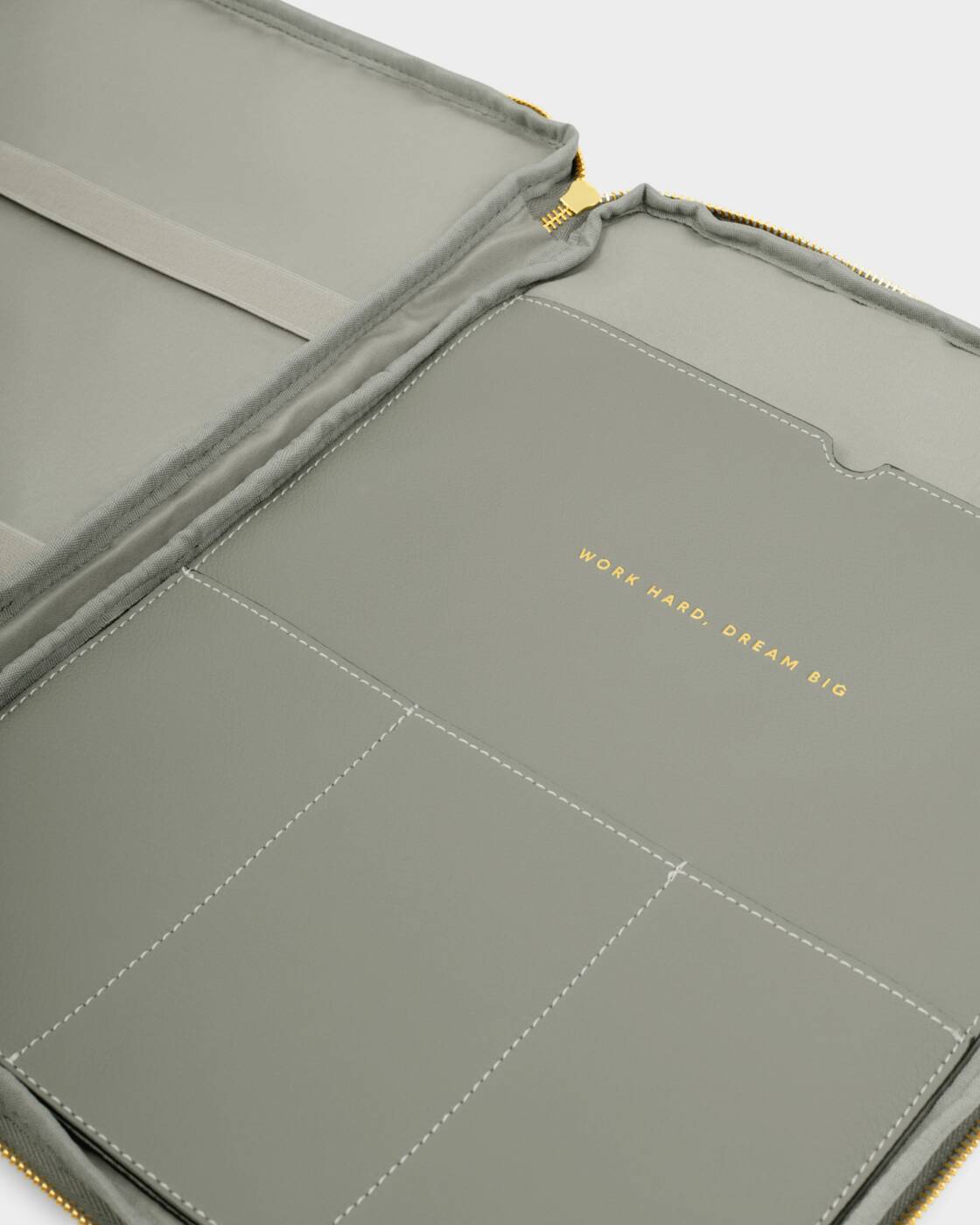 Katie Loxton Folio Laptop Case Graphite Green