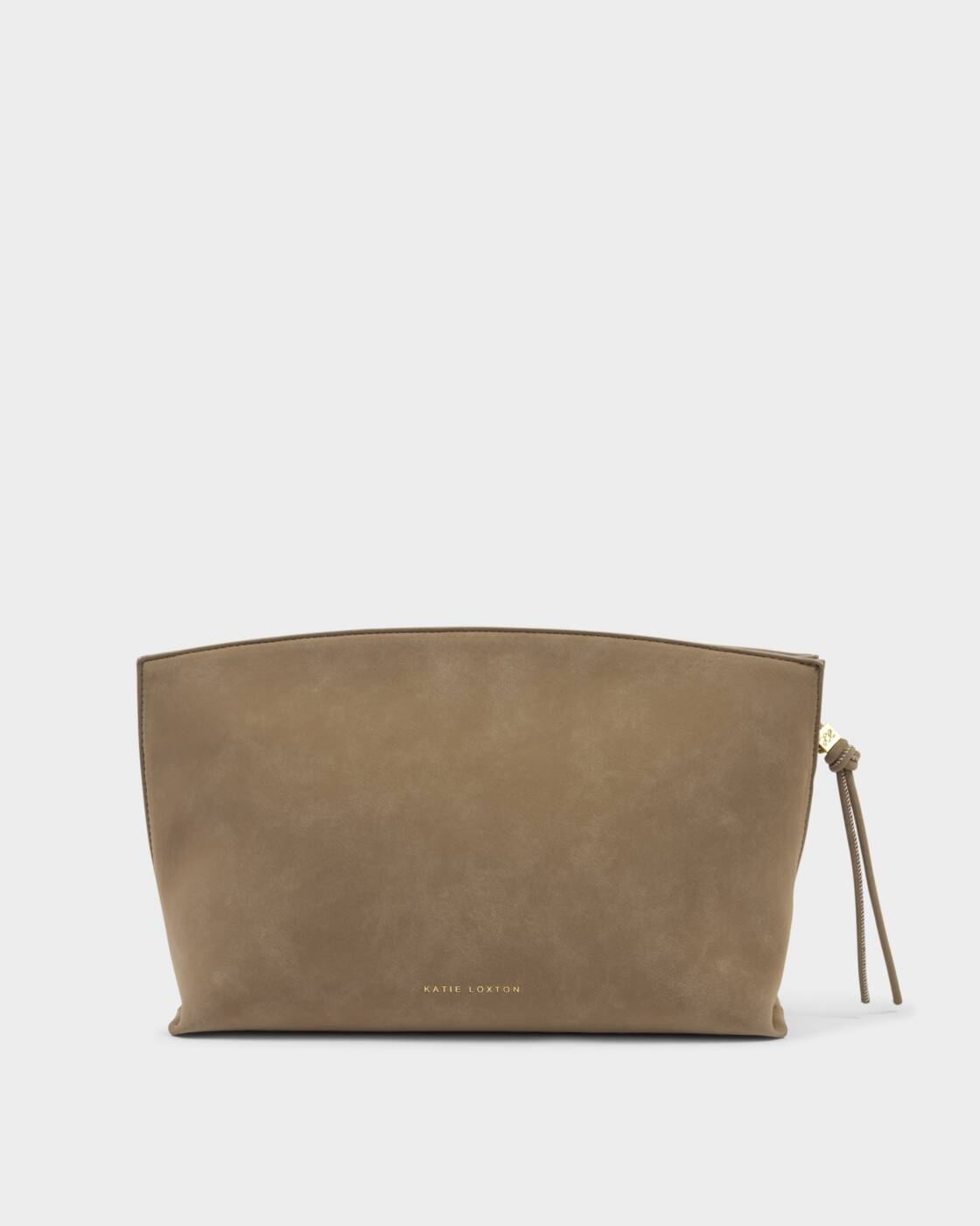 Katie Loxton Freya Clutch Taupe Suedette