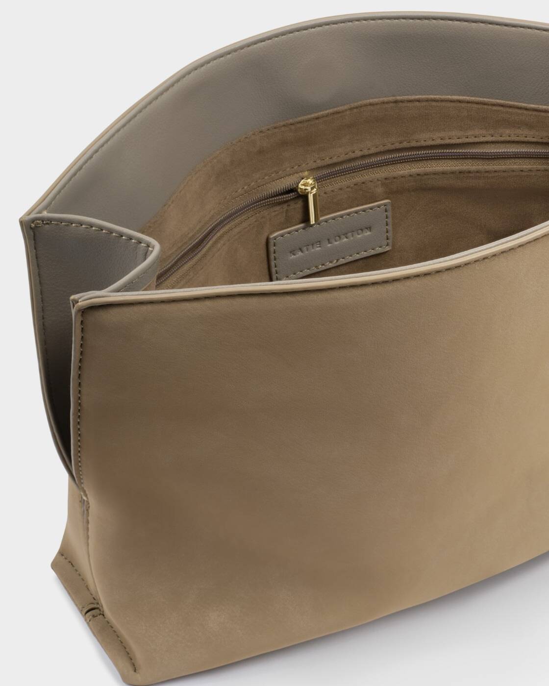 Katie Loxton Freya Clutch Taupe Suedette