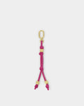 Katie Loxton Gia Charm Keyring Fuchsia