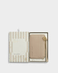 Katie Loxton Gift Boxed Coin & Cardholder Light Taupe