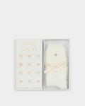 Katie Loxton Gift Boxed Fluffy Socks Star Off White One Size
