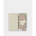 Katie Loxton Gift Boxed Fluffy Socks Star Taupe One Size