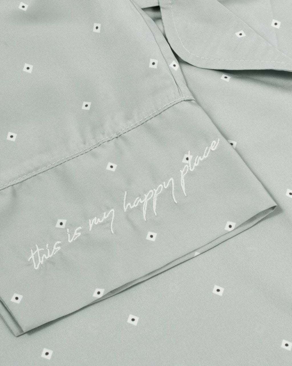 Katie Loxton Gift Boxed Pyjama Set Blue White Diamond Print Medium