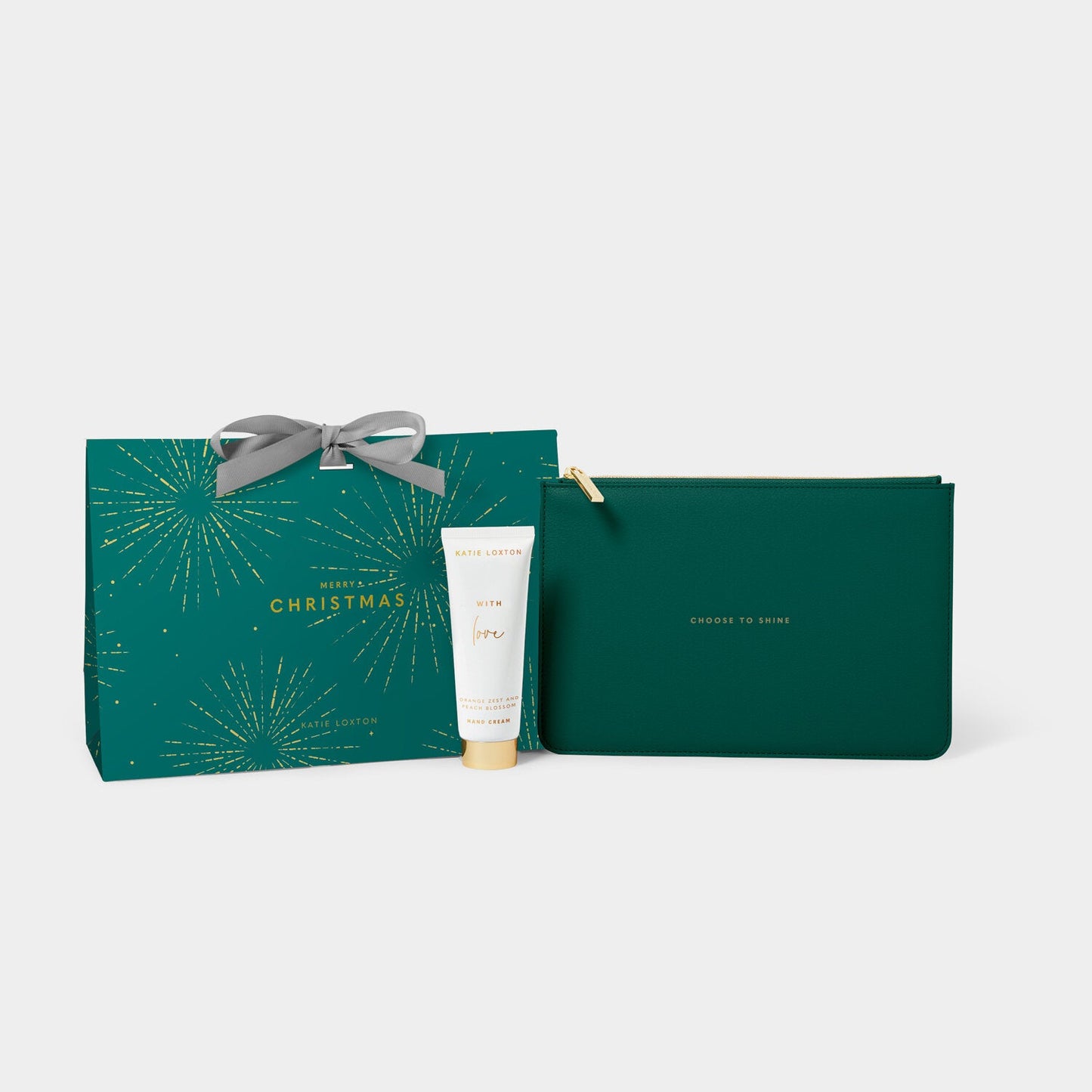 Katie Loxton Gift Set Christmas Hand Cream And Pouch