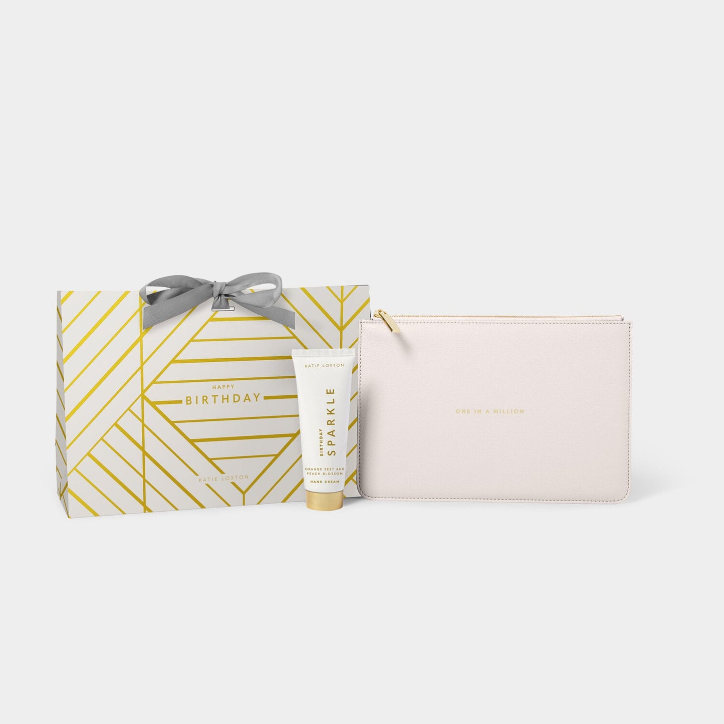 Katie Loxton Gift Set Happy Birthday Hand Cream And Pouch