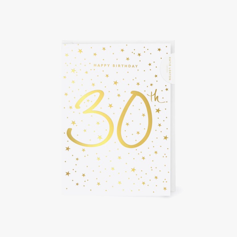Katie Loxton Greetings Card Happy Birthday 30th