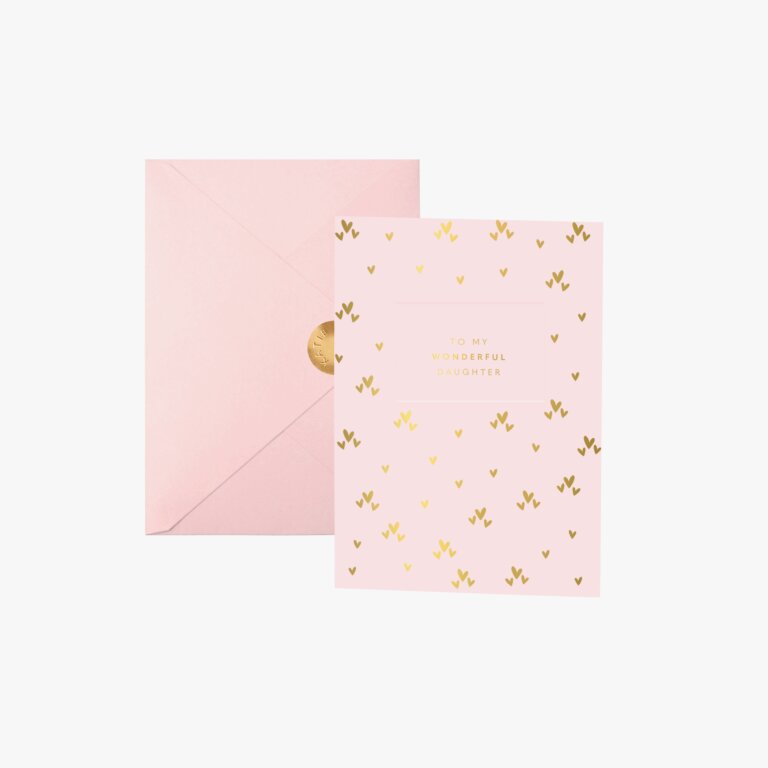 Katie Loxton Greetings Card To My Wonderful Daughter