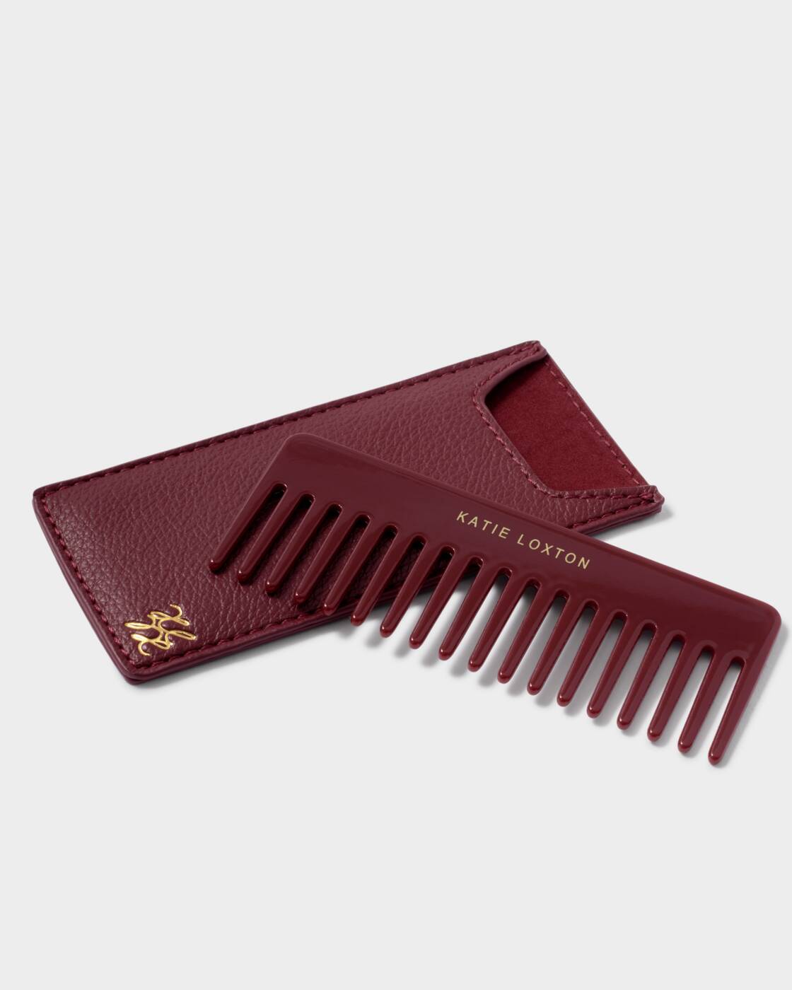 Katie Loxton Hair Comb And Case Cherry