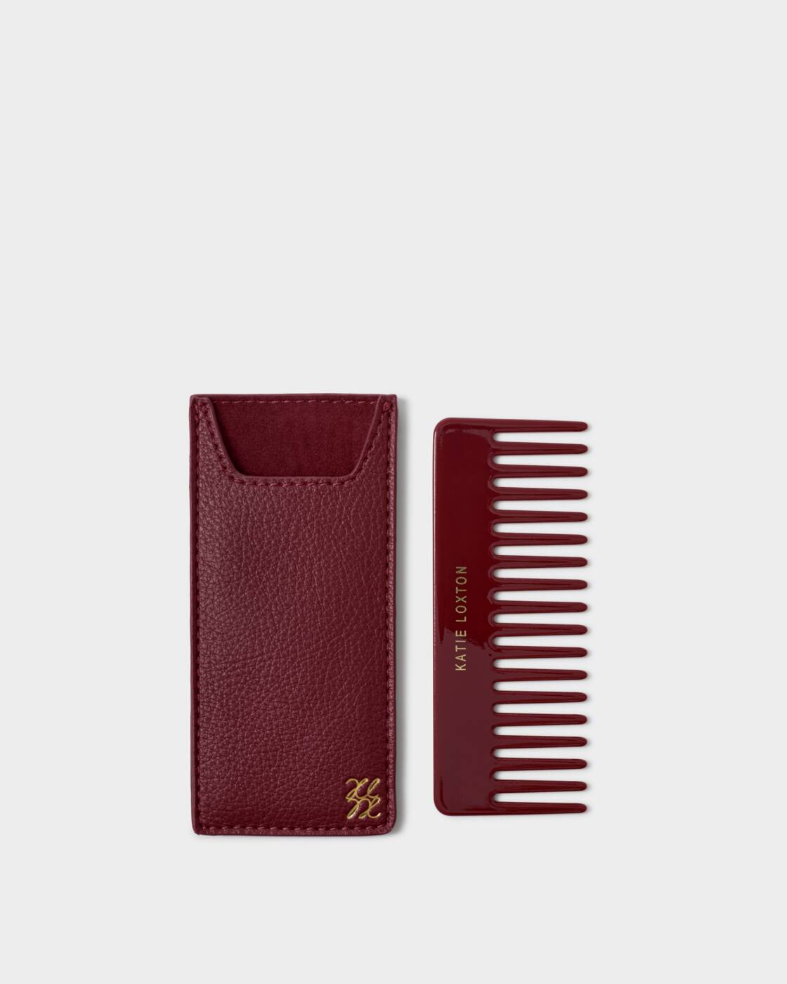 Katie Loxton Hair Comb And Case Cherry