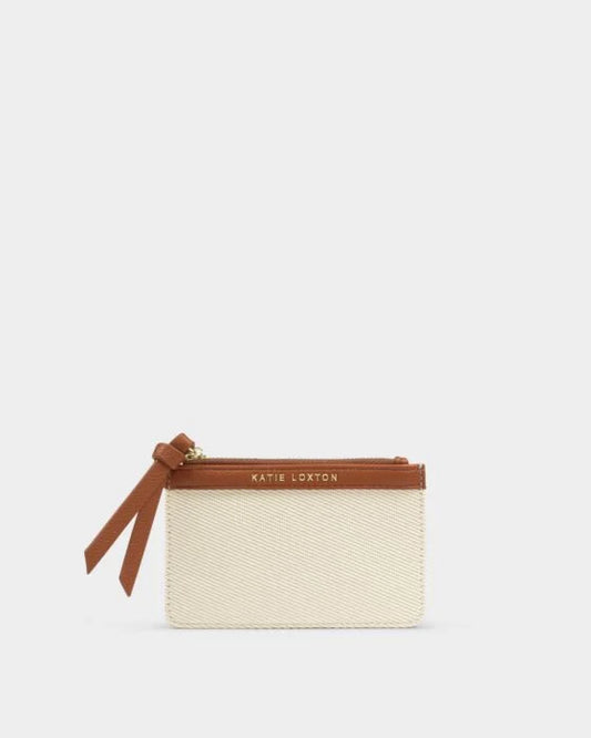 Katie Loxton Hallie Coin And Cardholder Canvas/Cognac