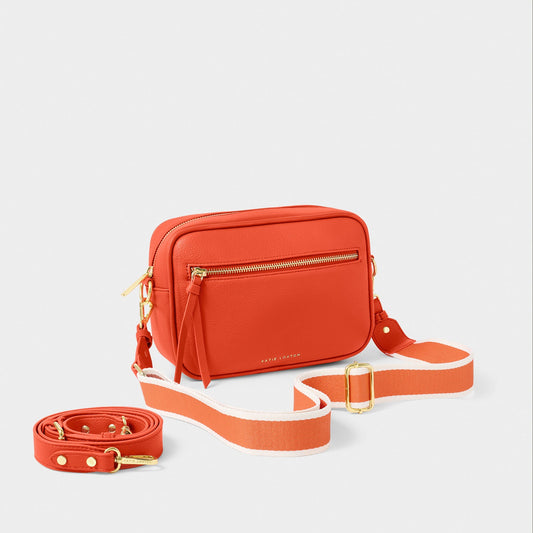 Katie Loxton Hallie Crossbody Bag Deep Orange
