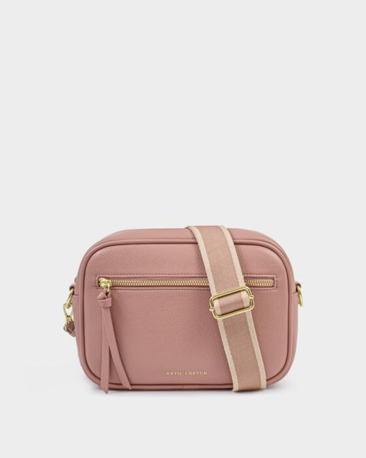 Katie Loxton Hallie Crossbody Bag Pink Heather