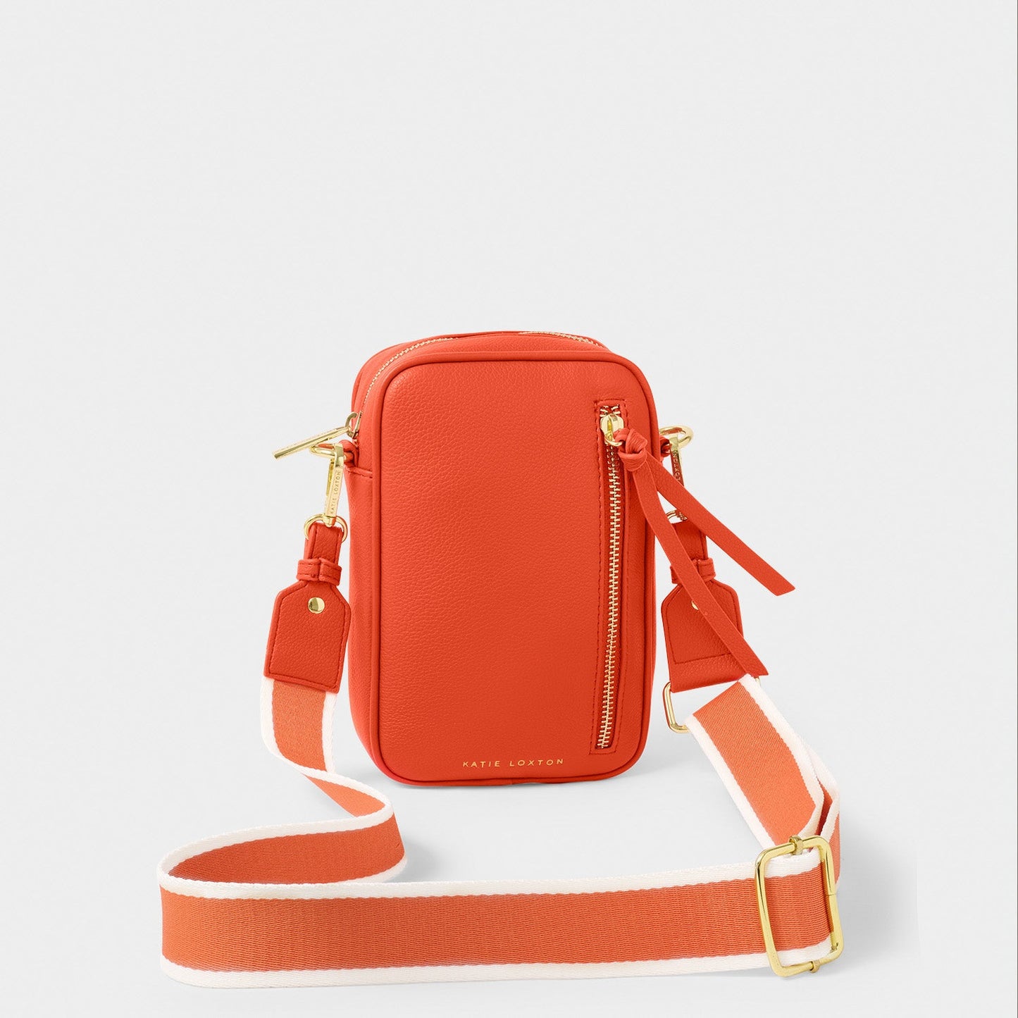 Katie Loxton Hallie Small Crossbody Bag Deep Orange