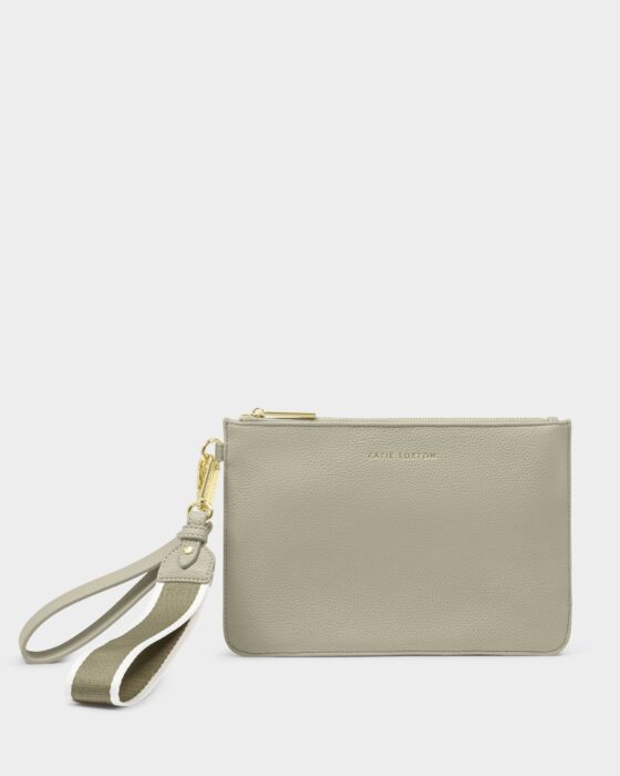 Katie Loxton Hallie Wristlet Pouch Green Mist
