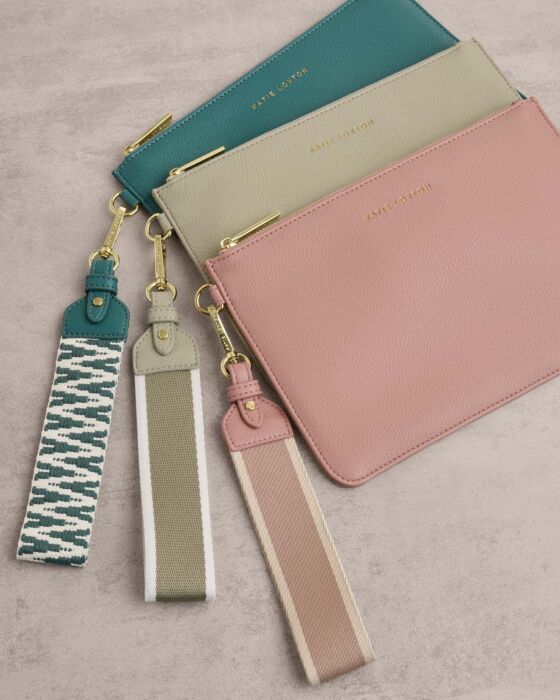 Katie Loxton Hallie Wristlet Pouch Teal