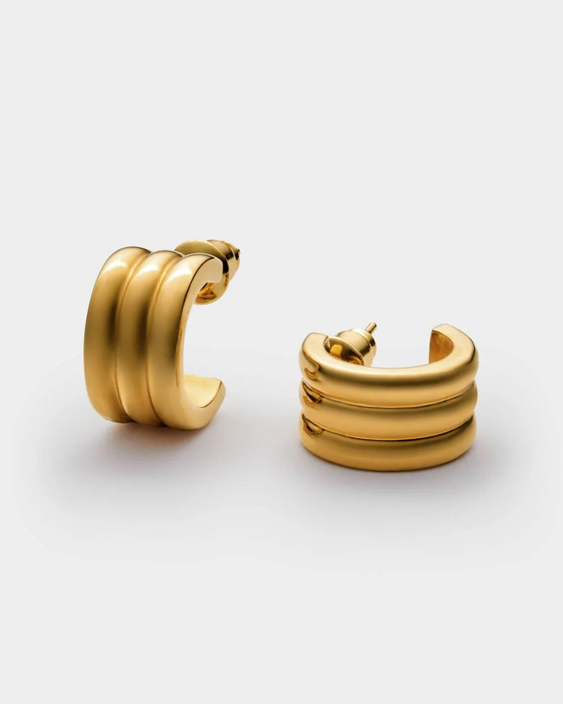 Katie Loxton Hanna Huggie Hoop Earrings Gold Coated