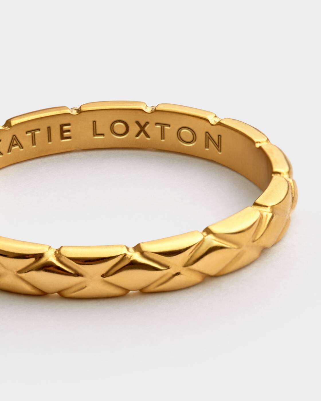 Katie Loxton Harlequin Ring Gold Coated Extra Large