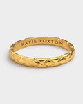 Katie Loxton Harlequin Ring Gold Coated Small