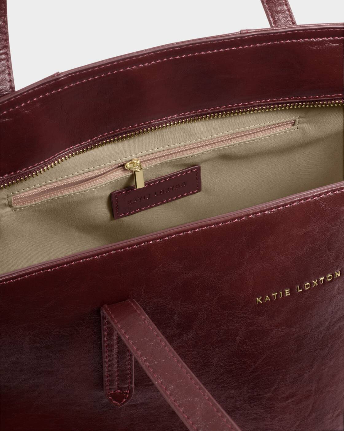 Katie Loxton Harlyn Work Tote Bag Cherry Distressed