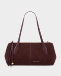 Katie Loxton Hattie Shoulder Bag Cherry Suedette Cherry
