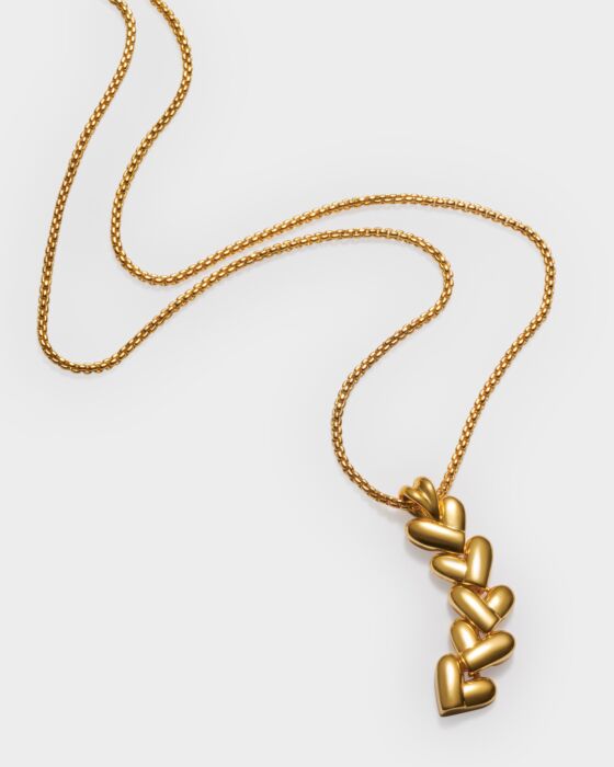 Katie Loxton Heart Link Necklace Gold Coated