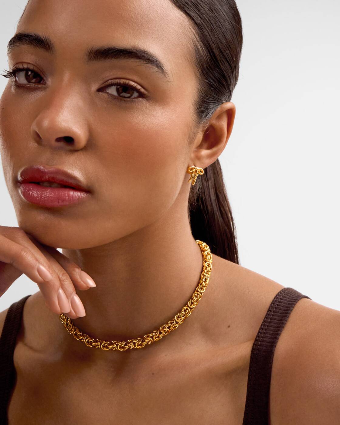 Katie Loxton Heritage Chain Necklace Gold Coated