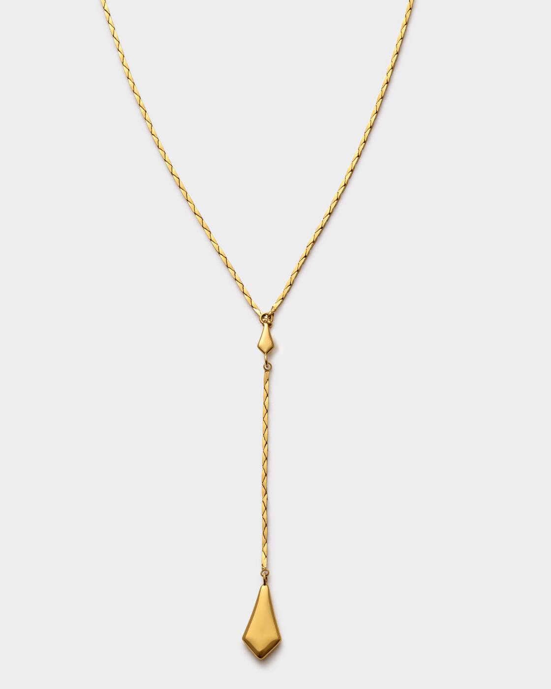 Katie Loxton Harlequin Lariat Gold Coated
