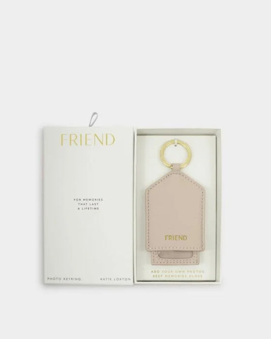 Katie Loxton Hidden Photo Keyring Friend Oyster