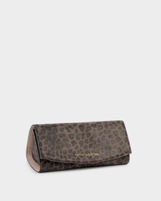 Katie Loxton Jewellery And Accessories Organiser You Are Some Kind Of Wonderful Leopard/Taupe