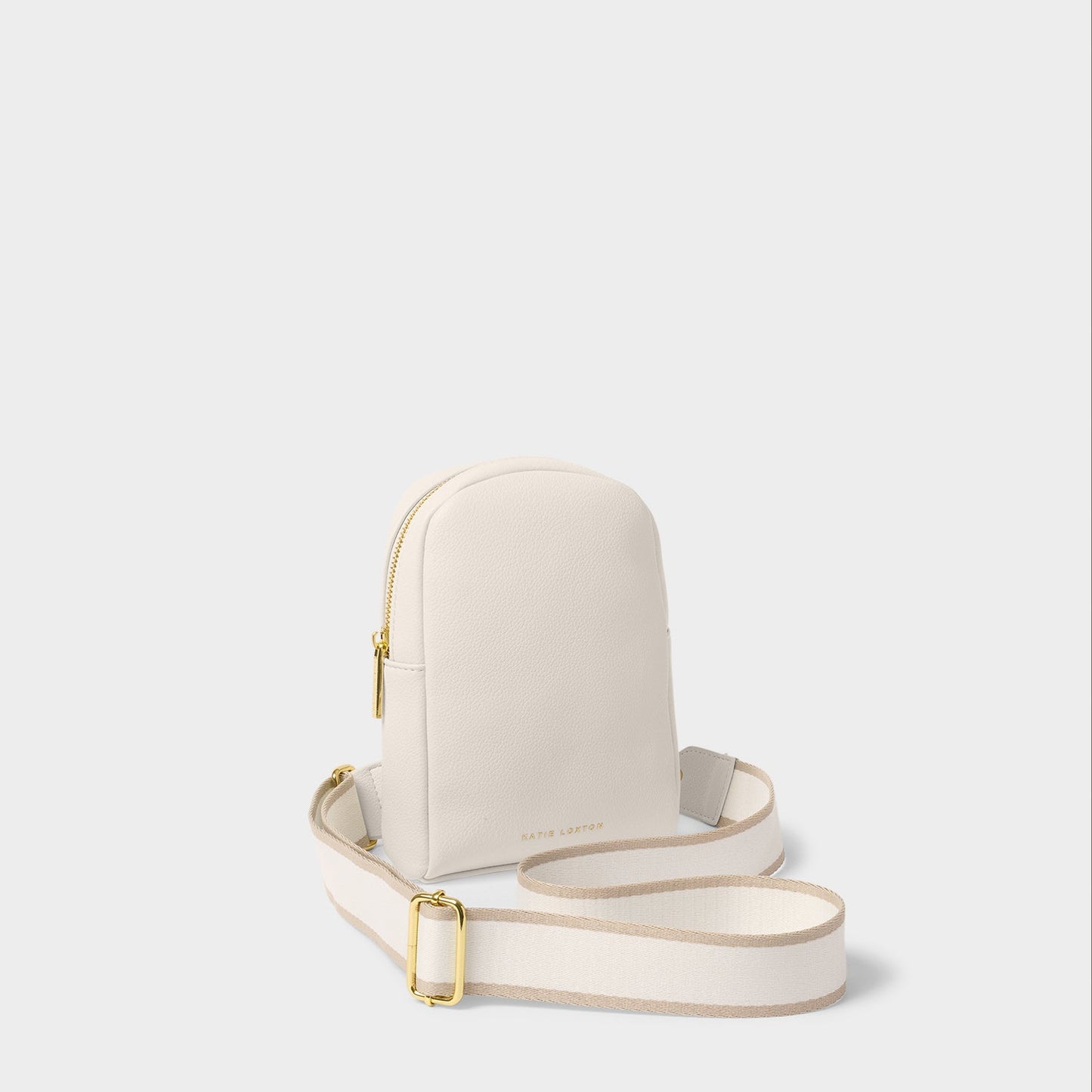Katie Loxton Kaite Canvas Strap Sling Bag Off White