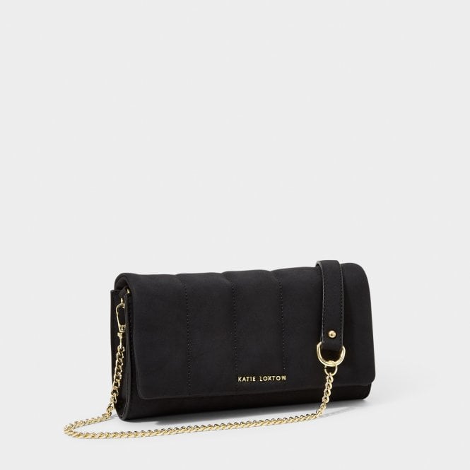 Katie Loxton Kayla Quilted Crossbody Black