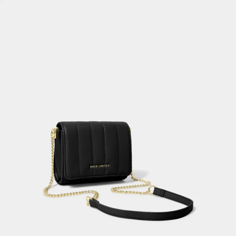 Katie Loxton Kendra Quilted Mini Crossbody Black